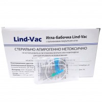 Игла бабочка 23 g Lind-Vac для забора крови вакуумными пробирками - уп.100 шт